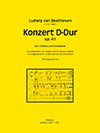 Konzert D-Dur op. 61 (BEETHOVEN LUDWIG VAN)