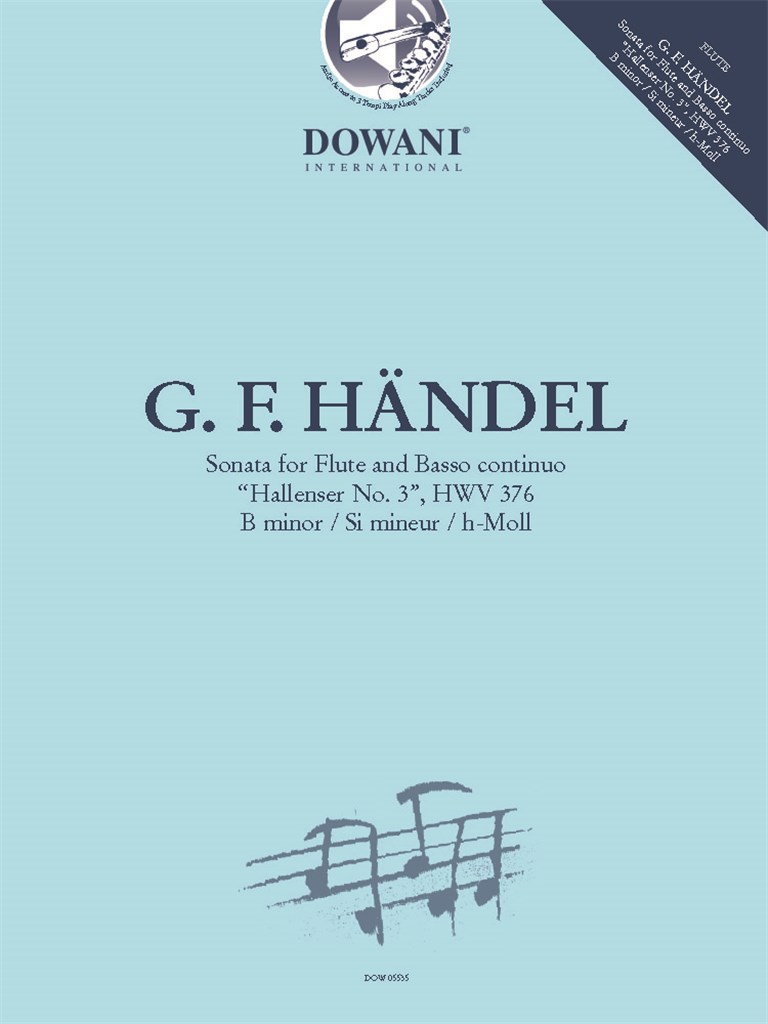 Sonata for Flute and BC « Hallenser No. 3 » (HAENDEL GEORG FRIEDRICH)