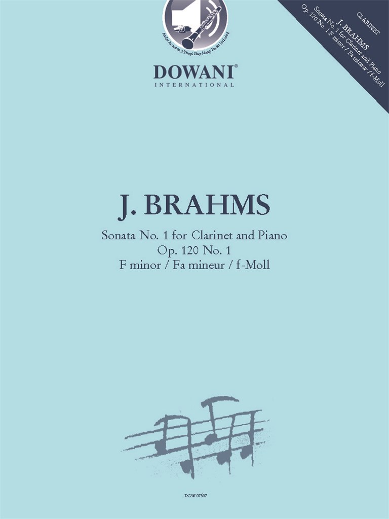Sonata No. 1 for Clarinet and Piano (BRAHMS JOHANNES)