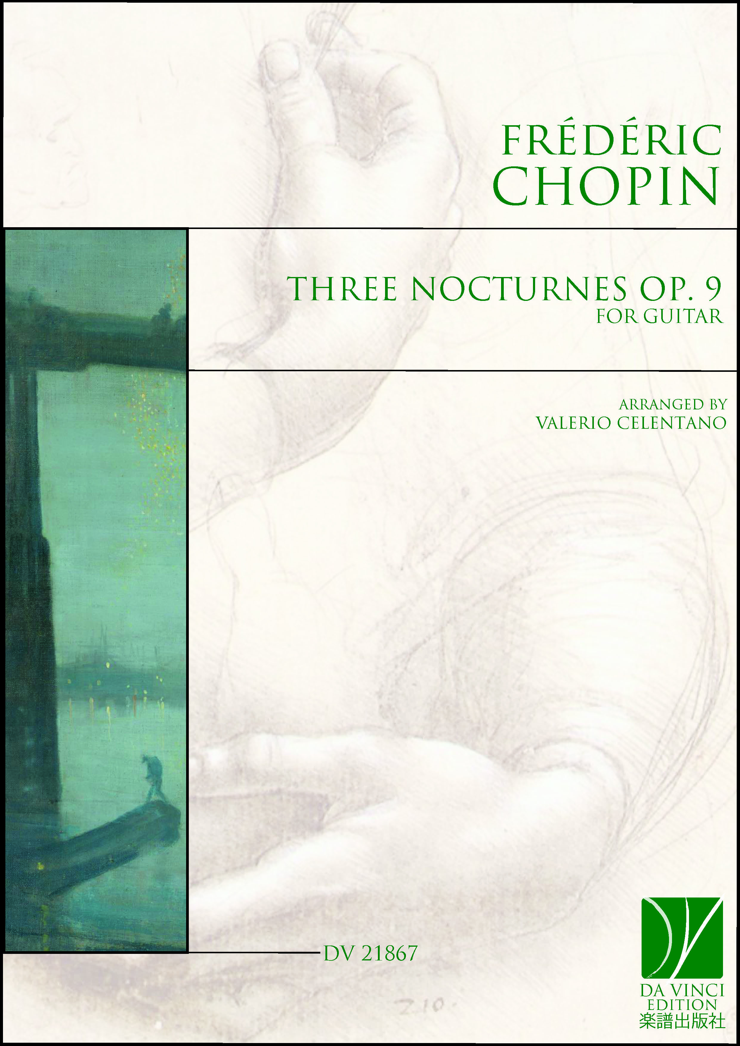 Three Nocturnes op. 9. for Guitar (CHOPIN FREDERIC / CELENTANO VALERIO (Arr)