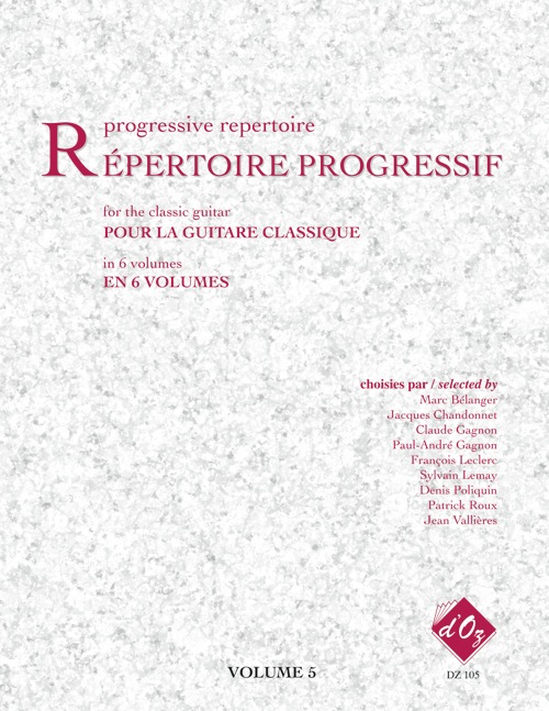 Répertoire Progressif Pour La Guitare, Vol.5