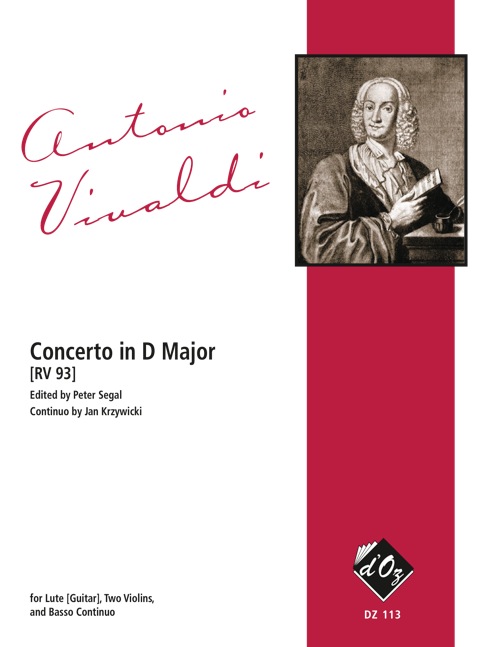 Concerto In D Major, Rv 93 (VIVALDI ANTONIO)