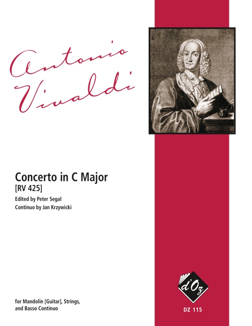 Concerto For Mandoline, Strings Et Basso Rv 425 (VIVALDI ANTONIO)