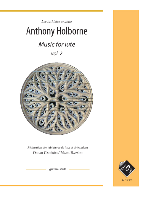 Music For Lute, Vol.2 (HOLBORNE ANTHONY)