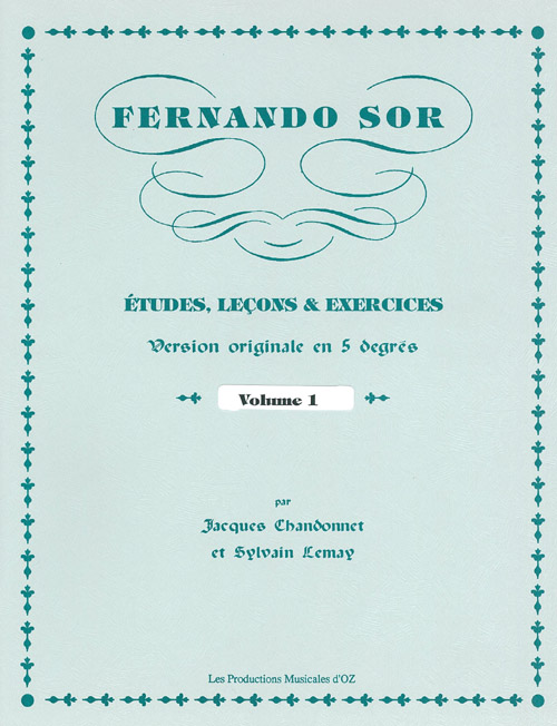 Etudes, Leçons Et Exercices, Vol.1 (SOR FERNANDO)