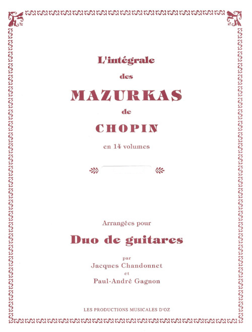 Mazurkas, Hors Opus, Vol.14 (CHOPIN FREDERIC)