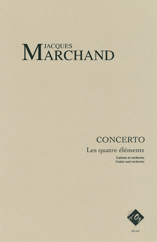 Concerto - Les 4 Eléments (MARCHAND JACQUES)