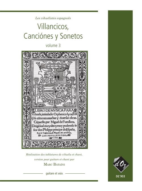 Villancicos, Canciones Y Sonetos, Vol.3