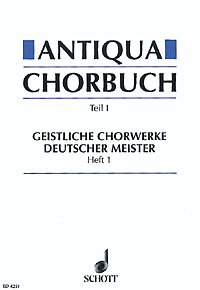 Antiqua-Chorbuch Teil I / Heft 1