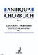 Antiqua-Chorbuch Teil I / Heft 1