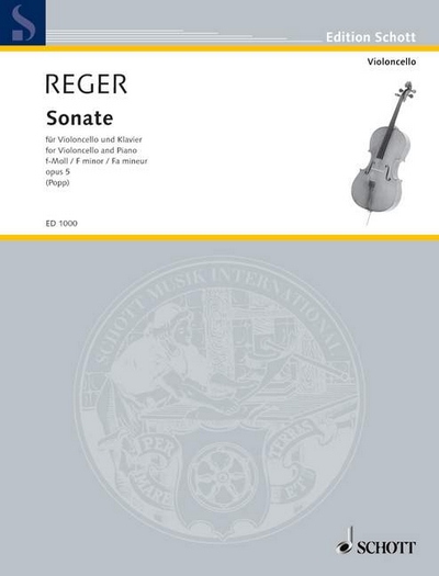 Sonata F Minor Op. 5 (REGER MAX)