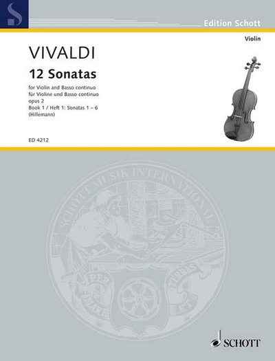 12 Sonatas Op. 2 Heft 1 (VIVALDI ANTONIO)