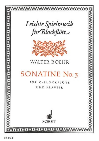 Sonatine (ROEHR WALTER)