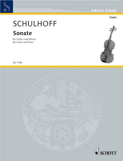 Sonata Wv 91 (SCHULHOFF ERWIN)