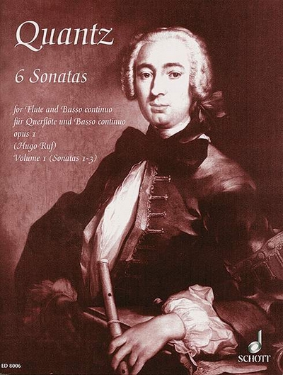 6 Sonatas Op. 1 Vol.1 (QUANTZ JOHANN JOACHIM)