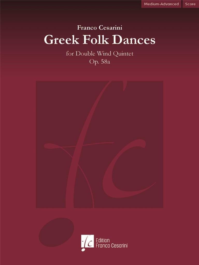 Greek Folk Dances Op. 58a (CESARINI FRANCO)