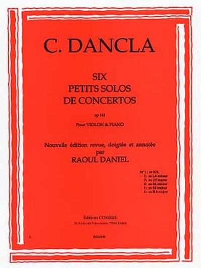 2ème Petit Solo De Concerto Op. 141 #2 En La Mineur (DANCLA CHARLES)
