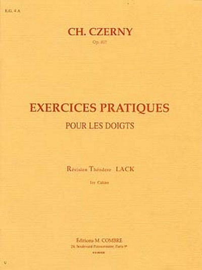 Exercices Pratiques Op. 802 Vol.1 (CZERNY KARL)