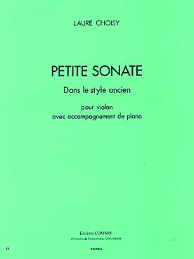 Petite Sonate Dans Le Style Ancien (CHOISY LAURE)
