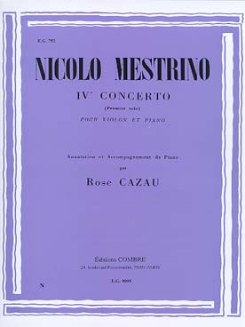 1er Solo Du 4ème Concerto (MESTRINO NICCOLO)