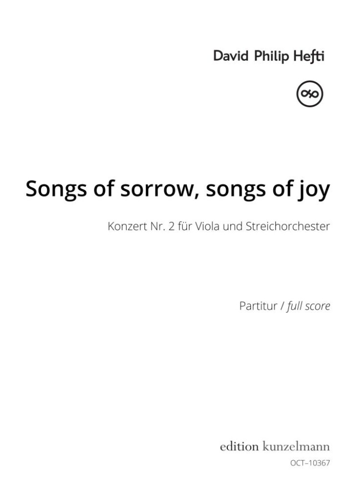 Songs of sorrow, songs of joy (HEFTI DAVID PHILIP)