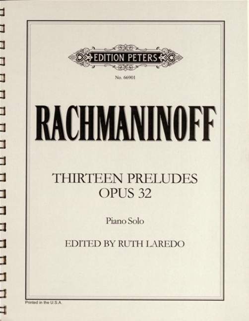 Préludes Op. 32 for Piano (RACHMANINOV SERGEI)