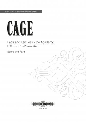 Fads and Fancies in the Academy for Piano and 4 Percussionists (CAGE JOHN)
