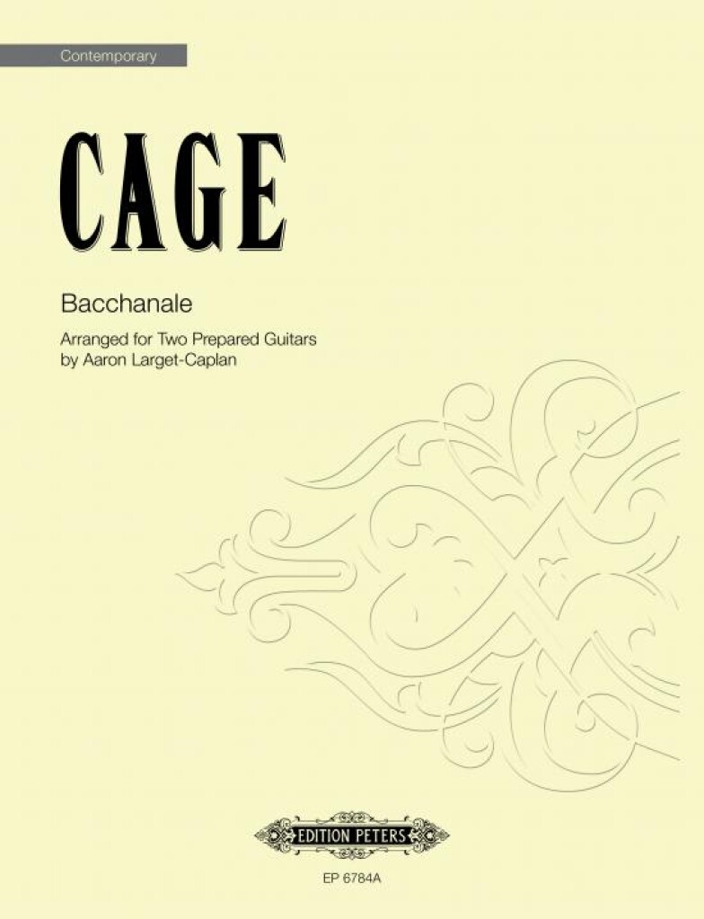 Bacchanale (Arranged for Two Prepared Guitars) (CAGE JOHN)
