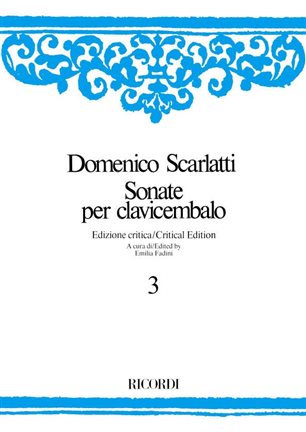 Sonate Per Clavicembalo Vol.III (SCARLATTI DOMENICO)