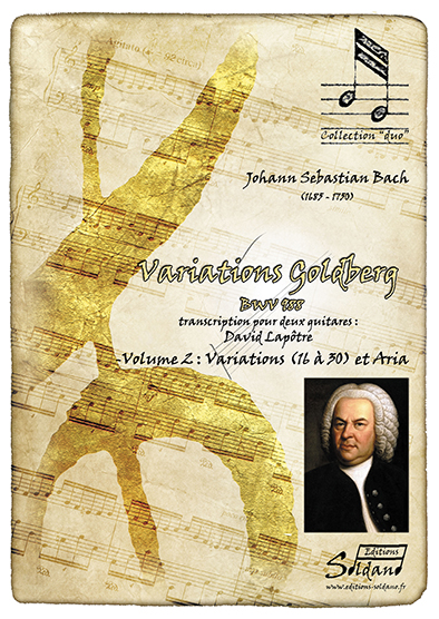 Variations Goldberg BWV988 -Volume 2 : Variations 16 à 30 et Aria (BACH JOHANN-SEBASTIAN / LAPÔTRE D)