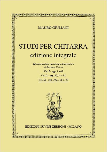 Studi Vol.3 Op. 100.111.139 (GIULIANI MAURO)