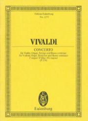 Concerto F Major Op. 64/4 Rv 542 / Pv 274 (VIVALDI ANTONIO)