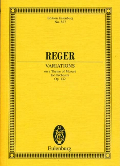 Variations And Fugue Op. 132 (REGER MAX)