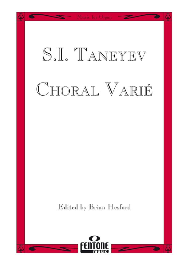 Choral Varie / Taneyev - Orgue