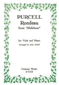 Rondeau From Abdelazar / Purcell - Alto Et Piano (PURCELL HENRY)