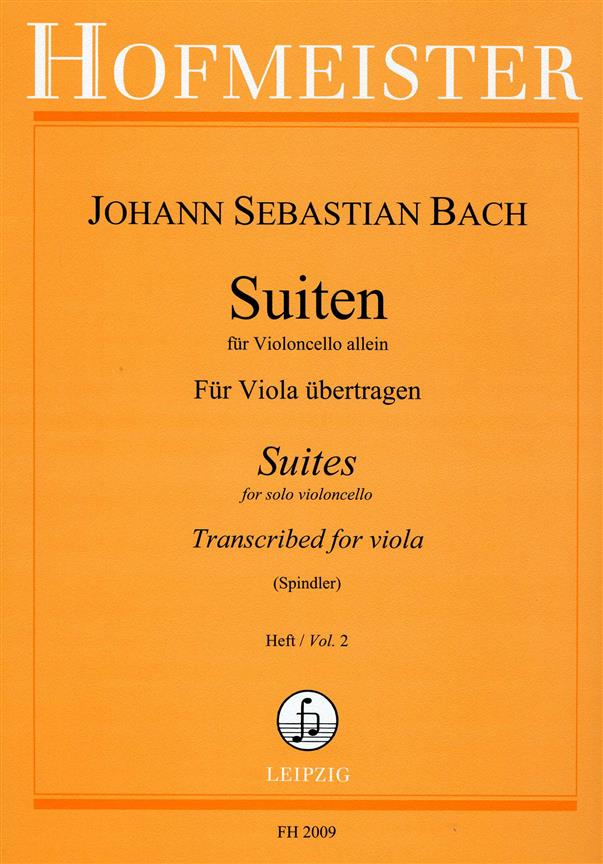 Suiten Für Violoncello. Für Viola Übertragen, Heft 2