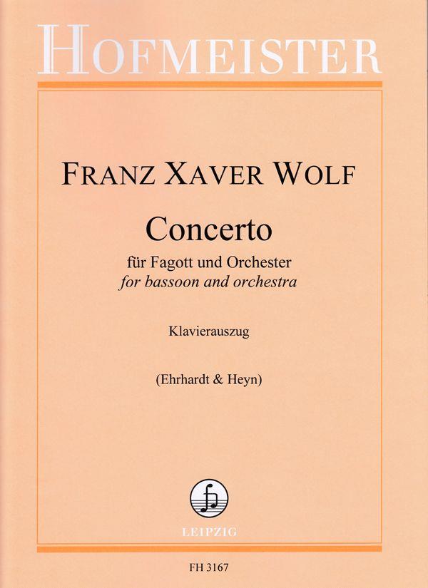 Concerto für Fagott und Orchester (WOLF FRANZ XAVER)