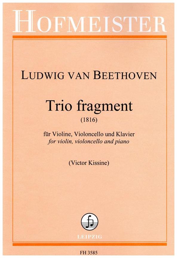 Trio Fragment (BEETHOVEN LUDWIG VAN / KISSINE VICTOR (Arr)