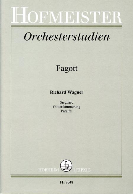 Orchesterstudien Für Fagott: Wagner (Siegfried, Götterdämmerung, Parsifal)