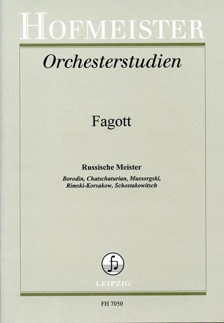 Orchesterstudien Für Fagott: Russische Meister