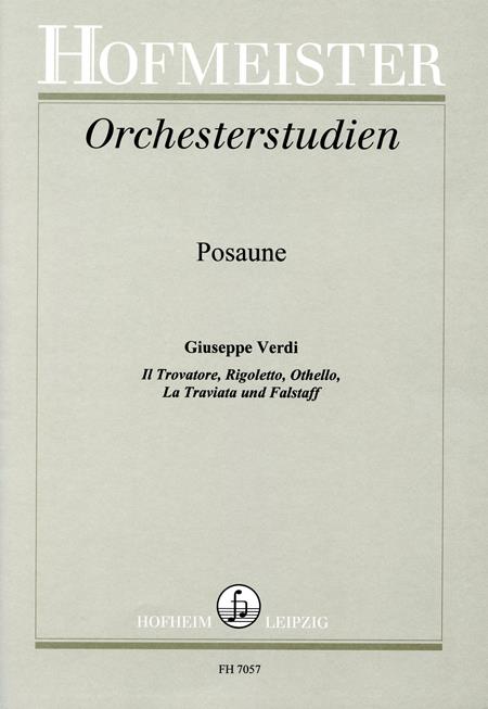 Orchesterstudien Für Posaune: Verdi