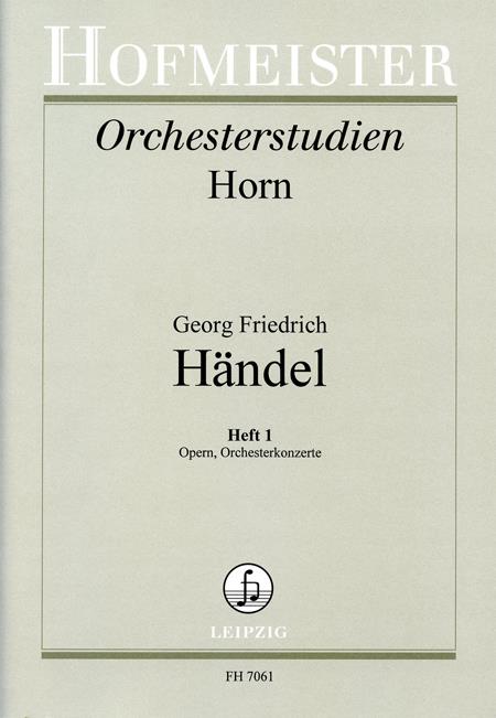 Händel-Studien Für Horn, Heft 1