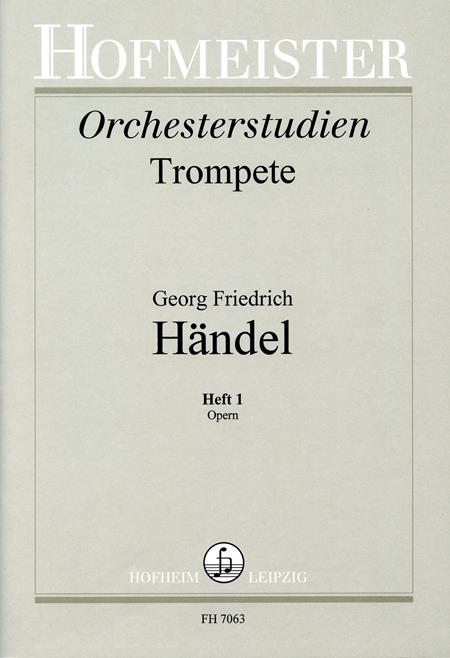 Händel-Studien Für Trompete, Heft 1