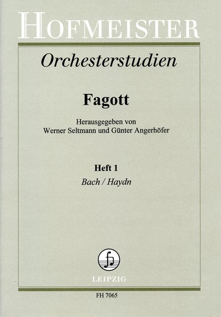 Orchesterstudien Für Fagott, Heft 1: Bach, Haydn