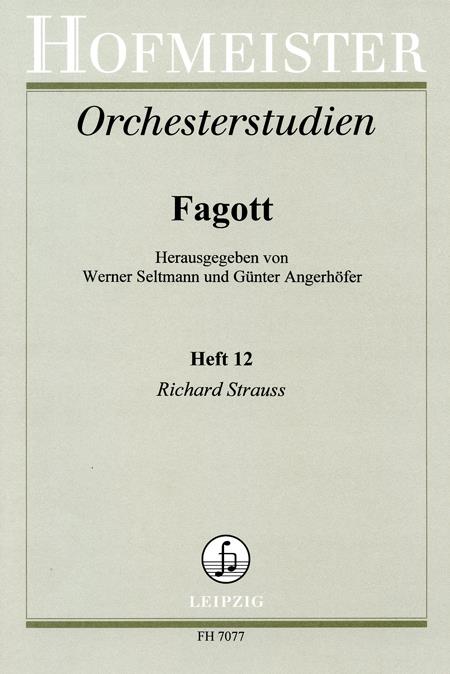 Orchesterstudien Für Fagott, Heft 12: Strauss