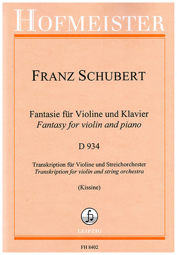Fantasie fr Violine und Klavier D934 (SCHUBERT FRANZ)