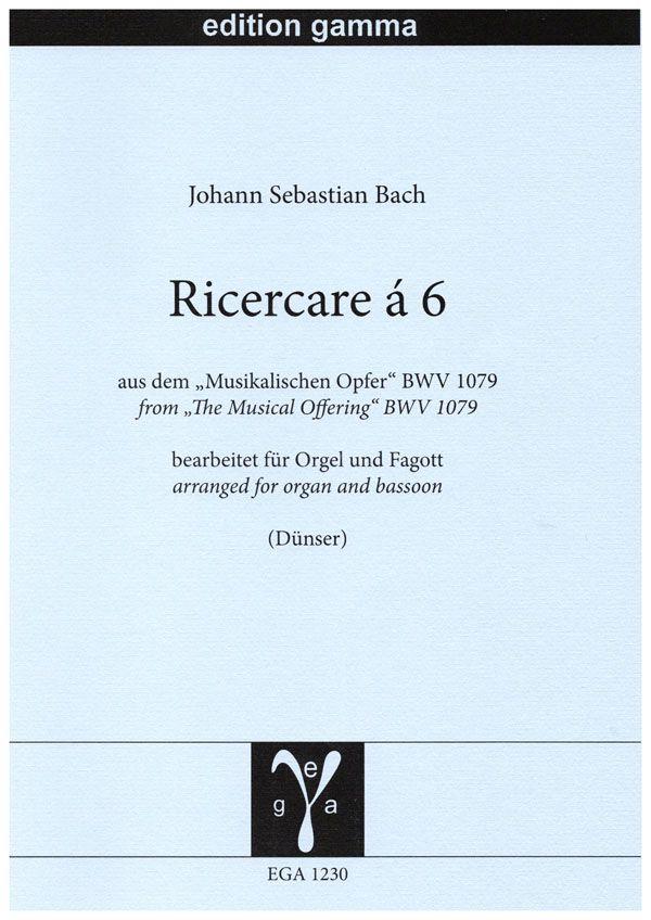 Ricercare à 6 (BACH JOHANN SEBASTIAN)