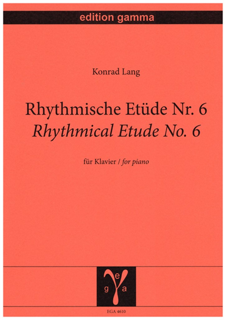 Rhythmische Etüde Nr. 6 (LANG KONRAD)