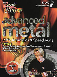 Dvd Advanced Metal Riffs Arpeggios And Speed Runs Eng/Esp