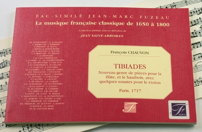 Tibiades, Nouveau Genre De Pièces Pour La Flûte, Et Le Hautbois Avec Quelques Sonates Pour Le Violon
